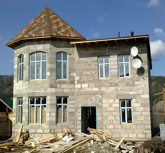 Дом из полистиролбетона