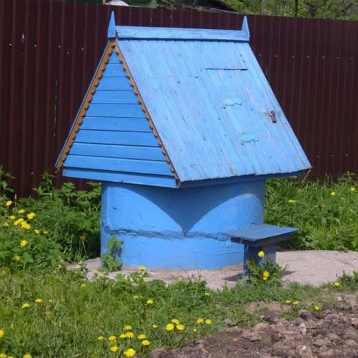 Колодец на даче своими руками