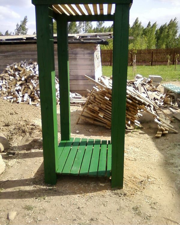 Постройка летнего душа