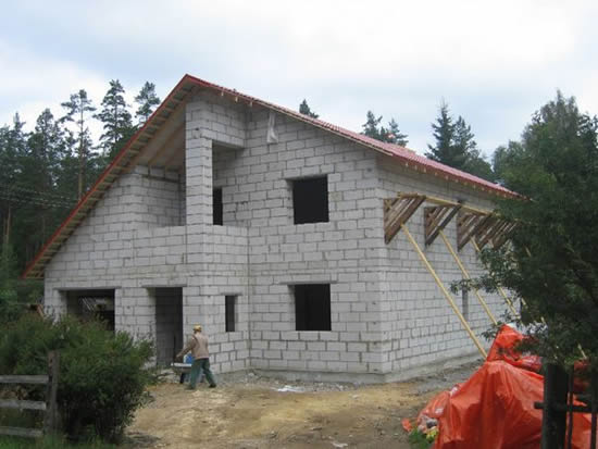 Стандартный дом из газобетона